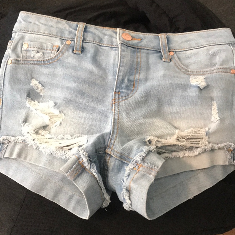 Denim shorts